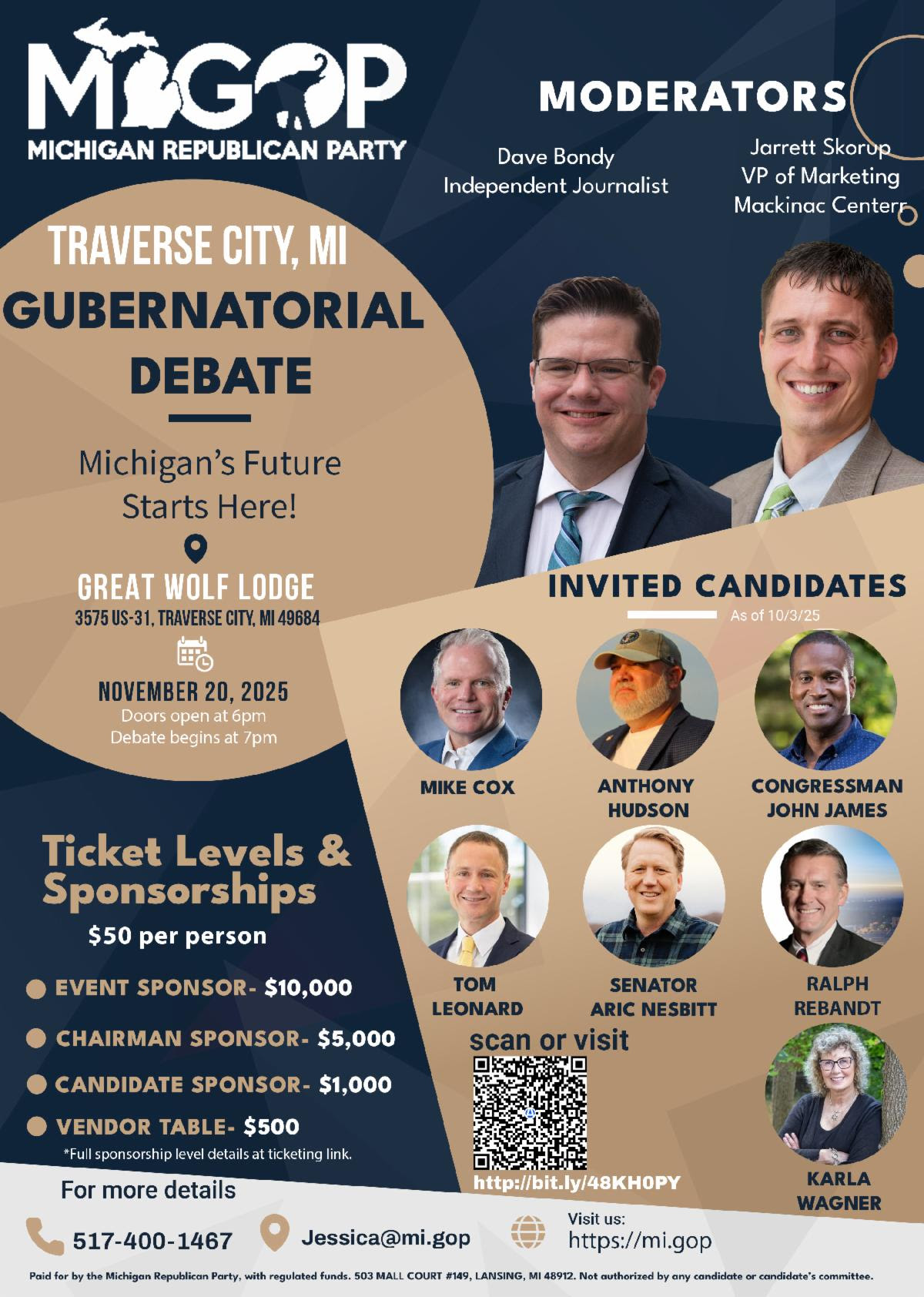 Michigan GOP Gubernatorial Debate - Traverse City