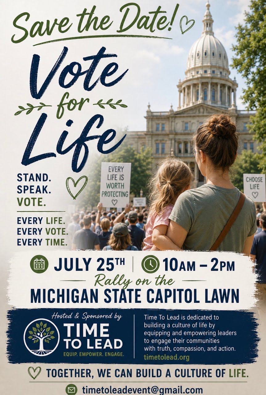 Vote for Life Rally — Michigan State Capitol