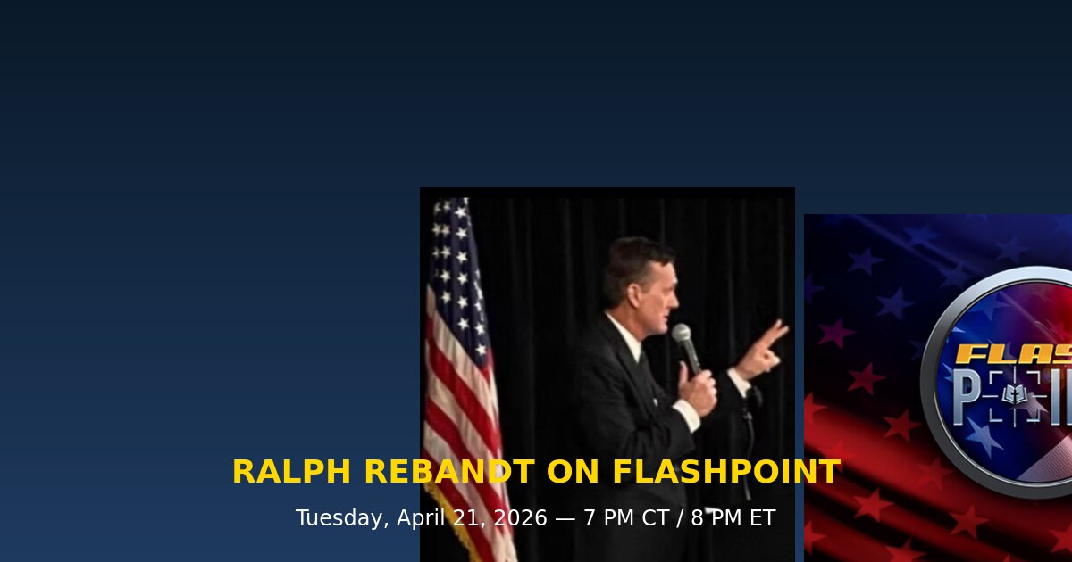 Ralph Rebandt LIVE on FlashPoint with Gene Bailey