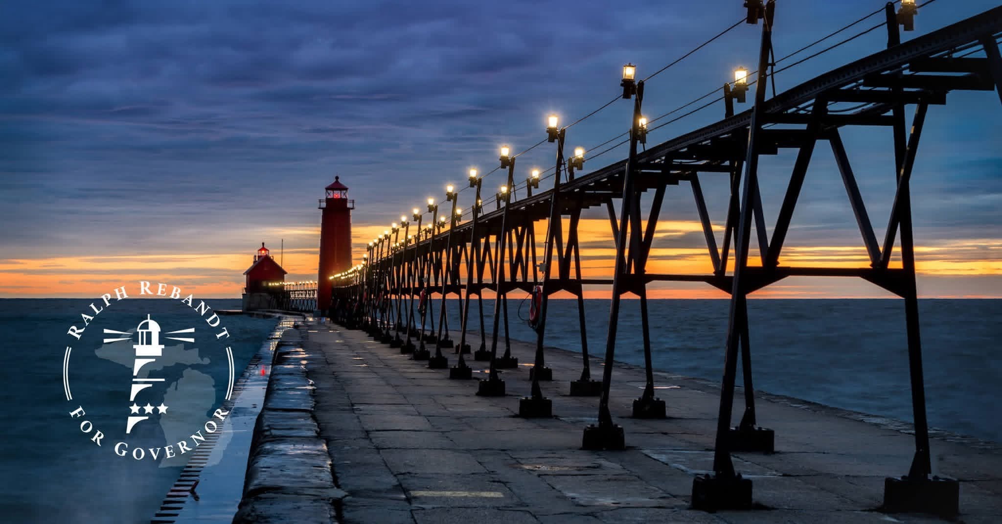 Michigan Governor 2026 - Ralph Rebandt Vision Michigan Skyline
